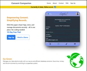 Consent Companion Website